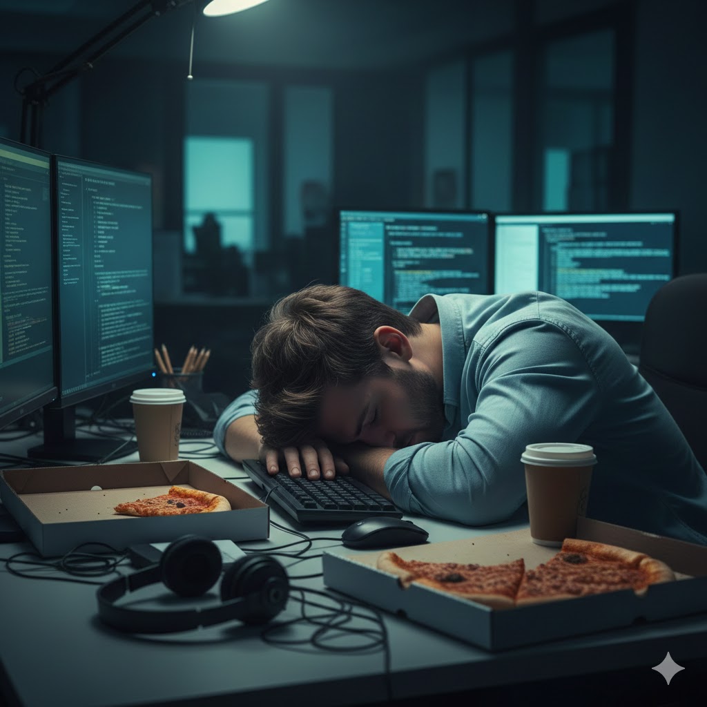 Spiaci IT pracovník